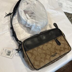 RARE Coach Rexy Leather Chain Strap Charm Replacement Novelty 87322 & bag 50715